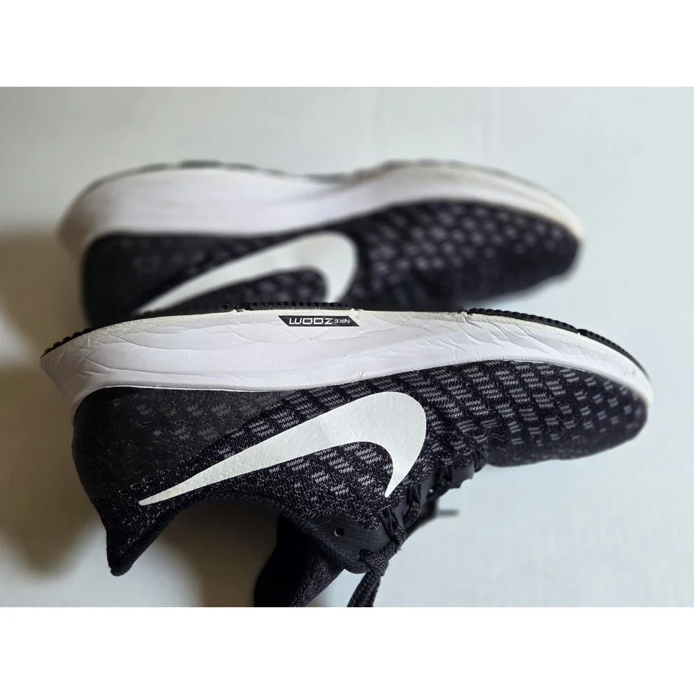 Nike Air Womens Zoom Pegasus 35 942856-001 Black Running Training Shoes Size 8